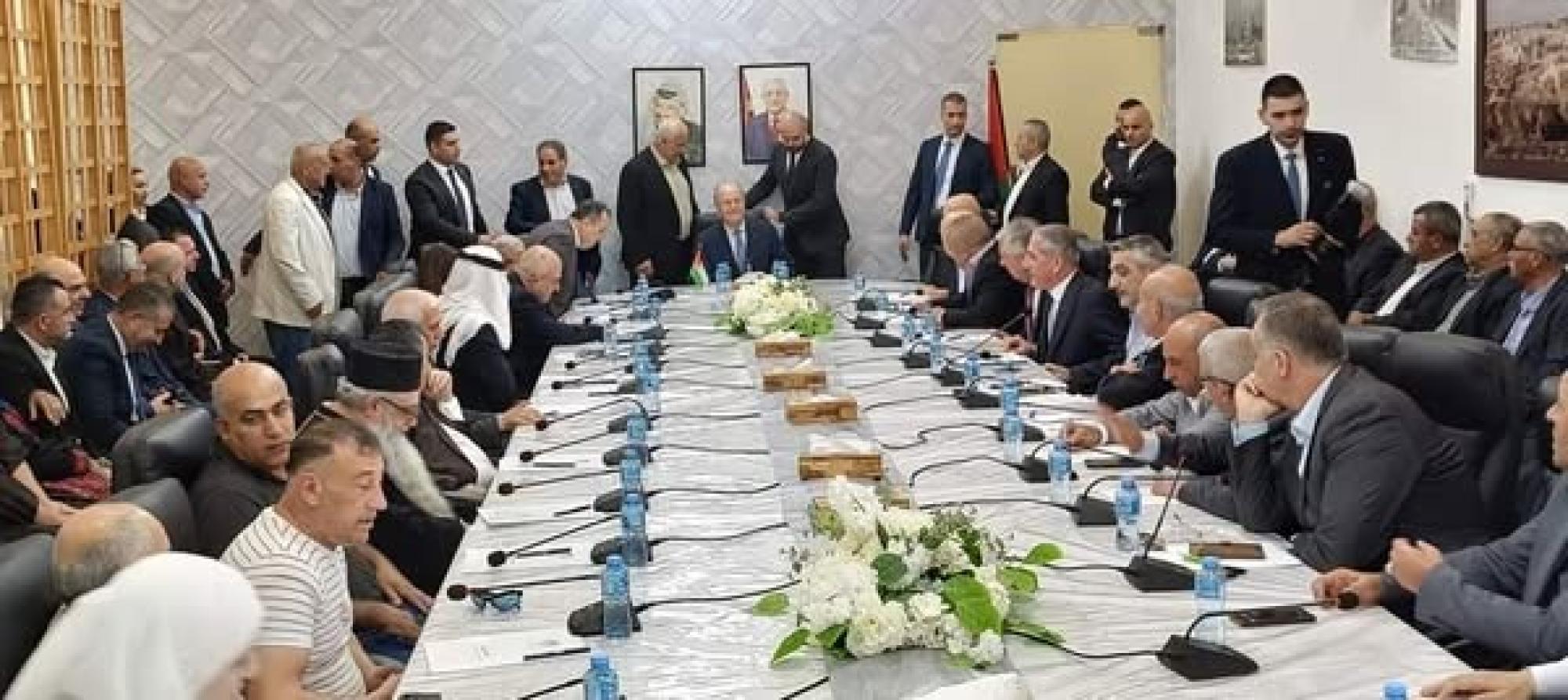 The Mayor of Beit Jala Participates in Welcoming the Prime Minister to Discuss the Current Situation in Local Governance